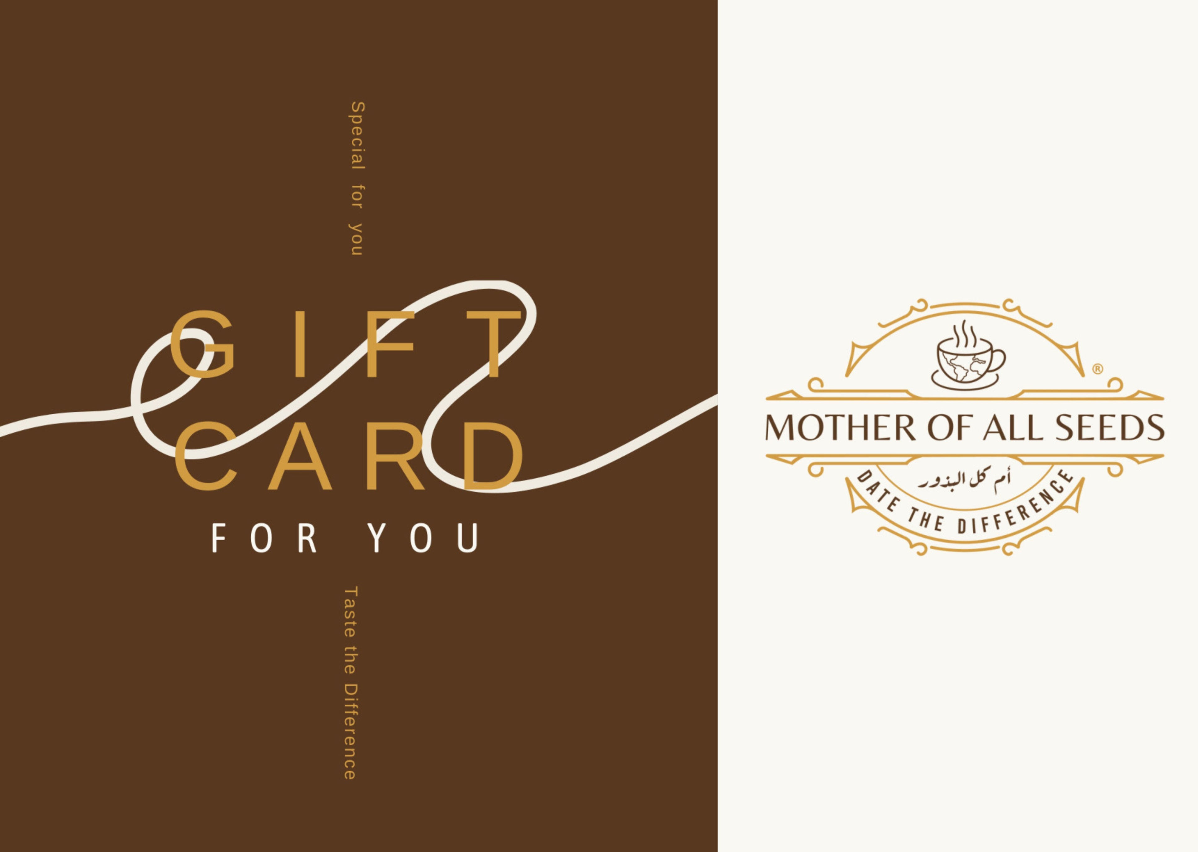 Mother of All Seeds Gift Card