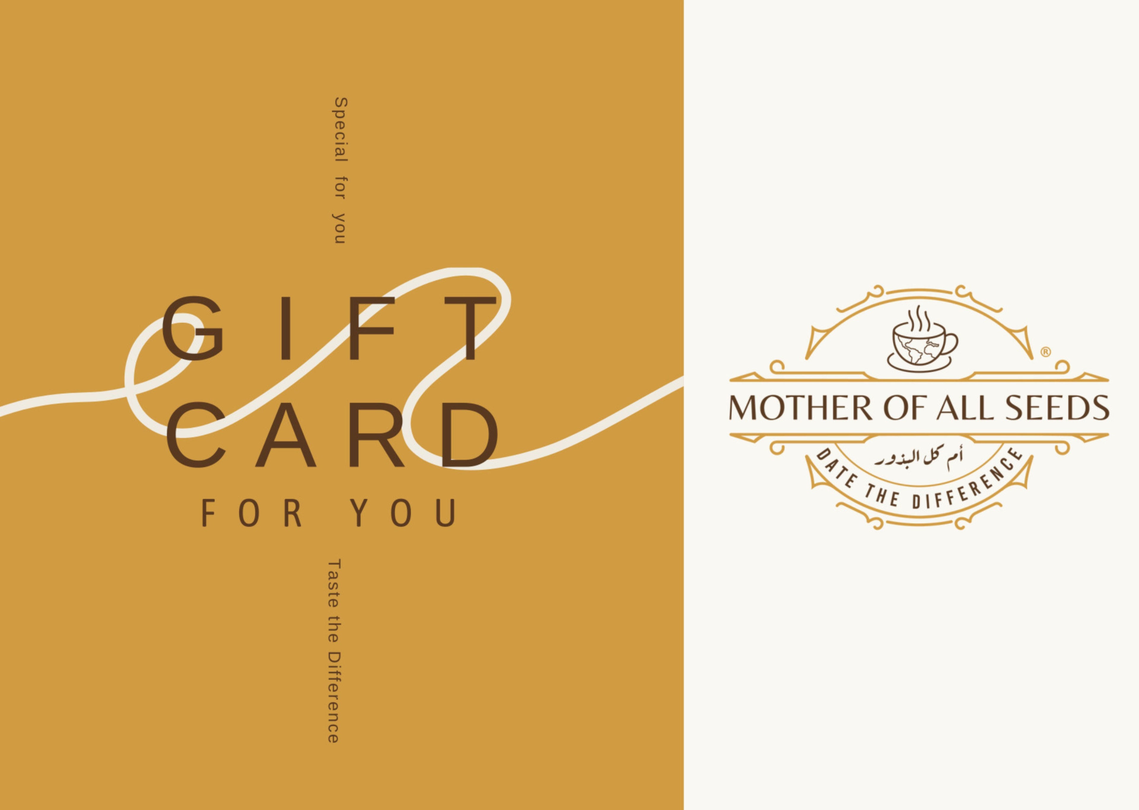 Mother of All Seeds Gift Card